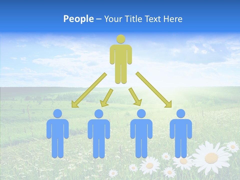 Grass Outdoor Heavens PowerPoint Template