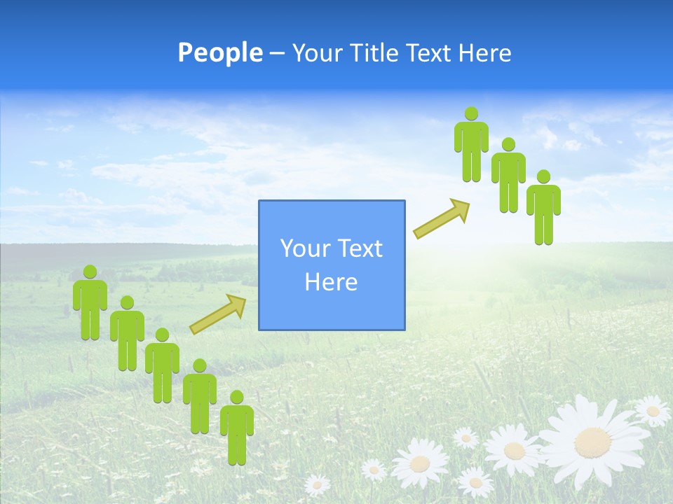 Grass Outdoor Heavens PowerPoint Template