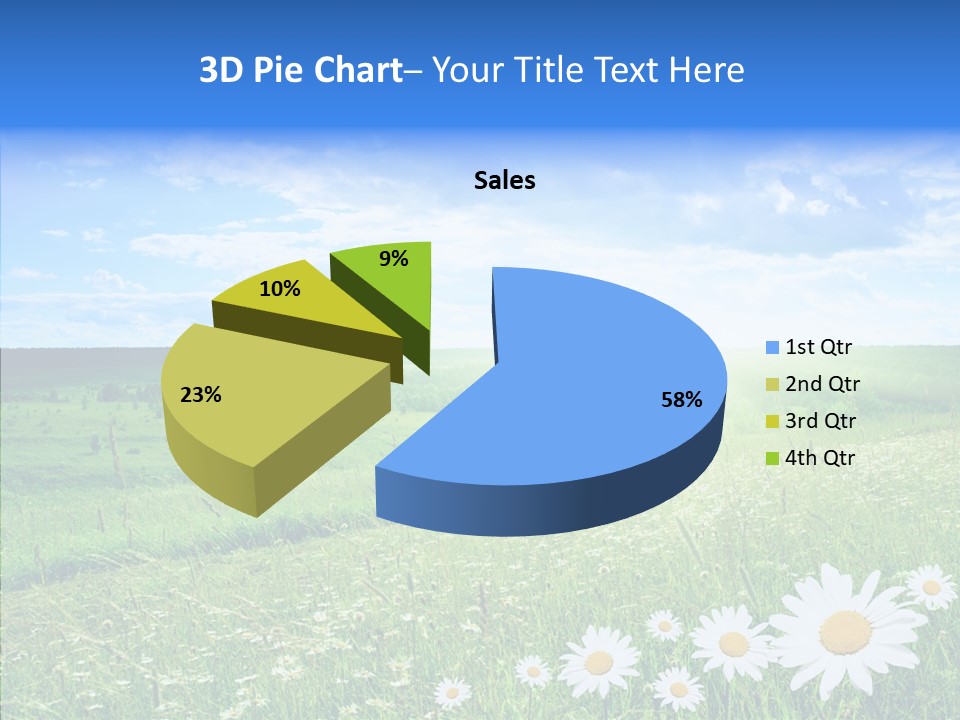 Grass Outdoor Heavens PowerPoint Template