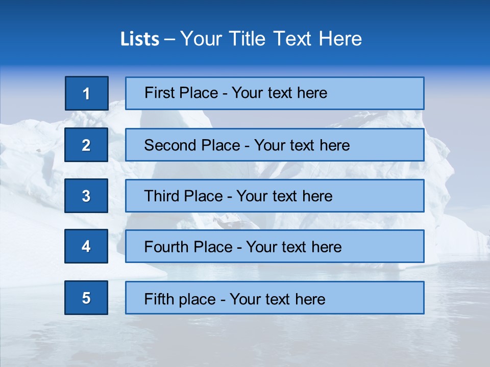 Sea Ice Expedition PowerPoint Template