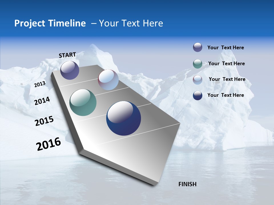 Sea Ice Expedition PowerPoint Template
