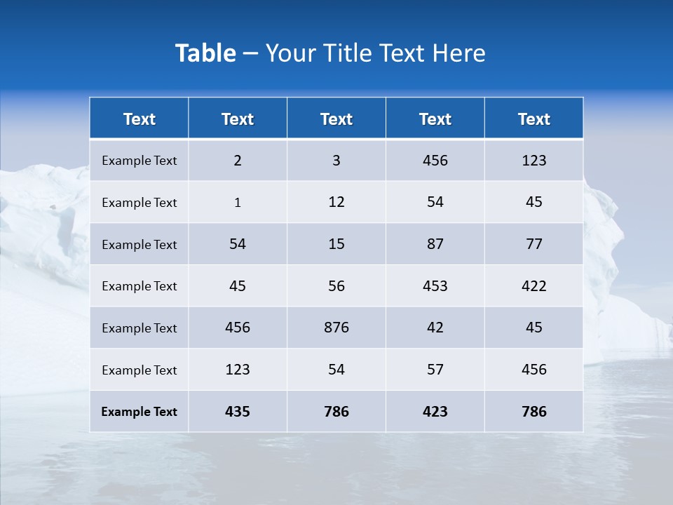 Sea Ice Expedition PowerPoint Template