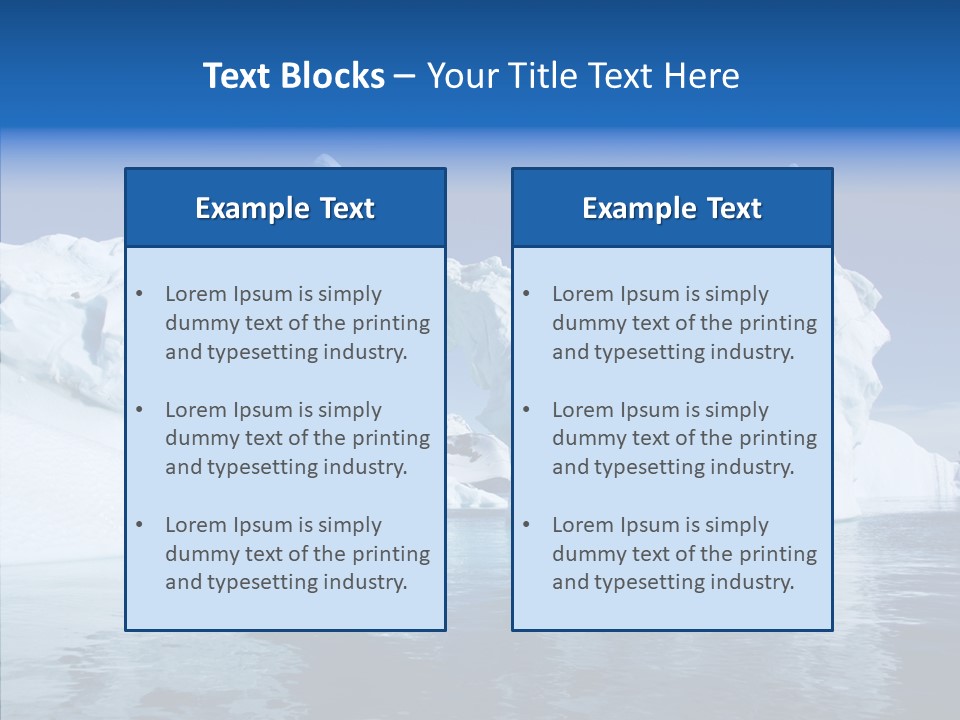 Sea Ice Expedition PowerPoint Template