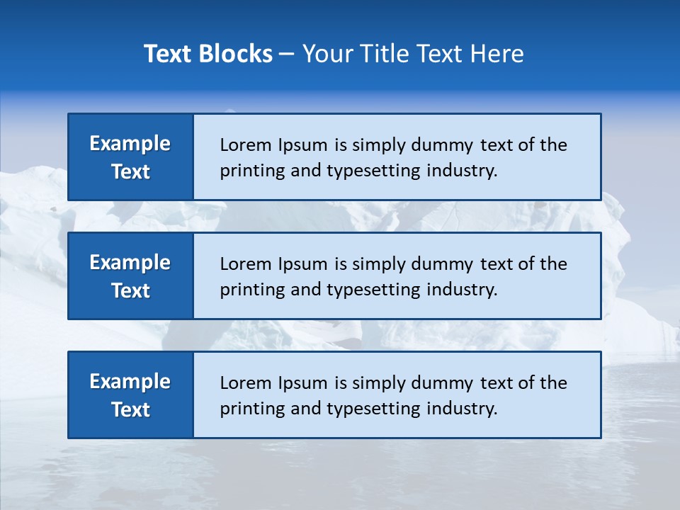 Sea Ice Expedition PowerPoint Template
