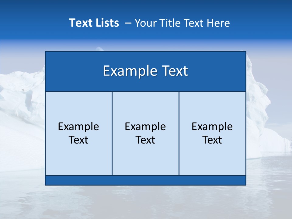 Sea Ice Expedition PowerPoint Template