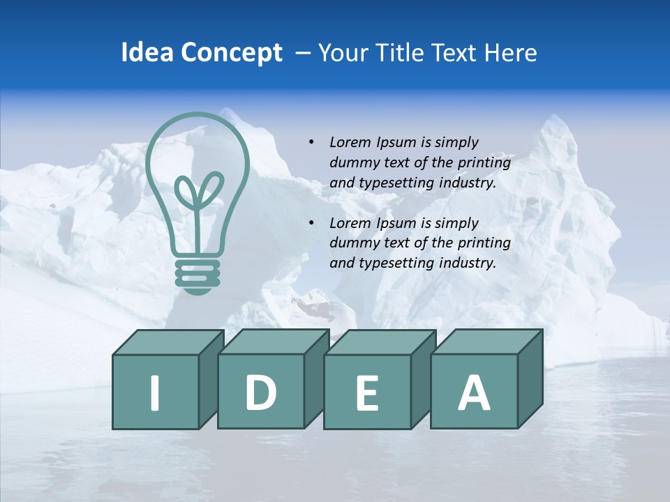Sea Ice Expedition PowerPoint Template