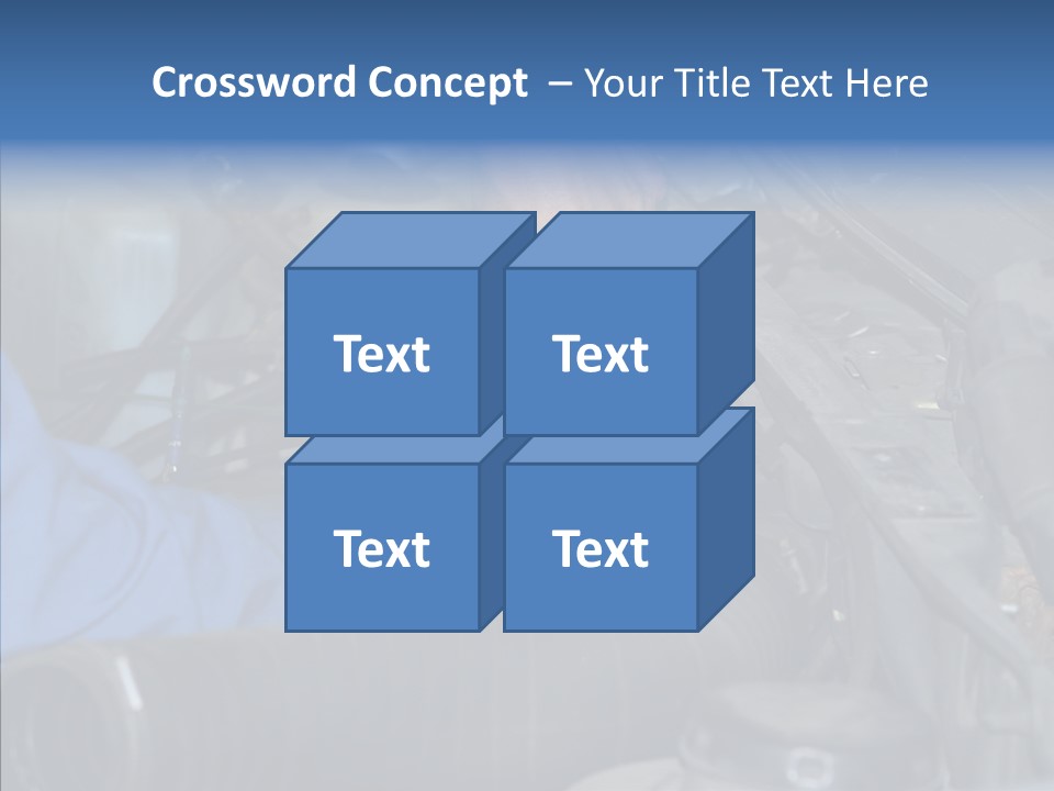 Hood Blue Maintenance PowerPoint Template