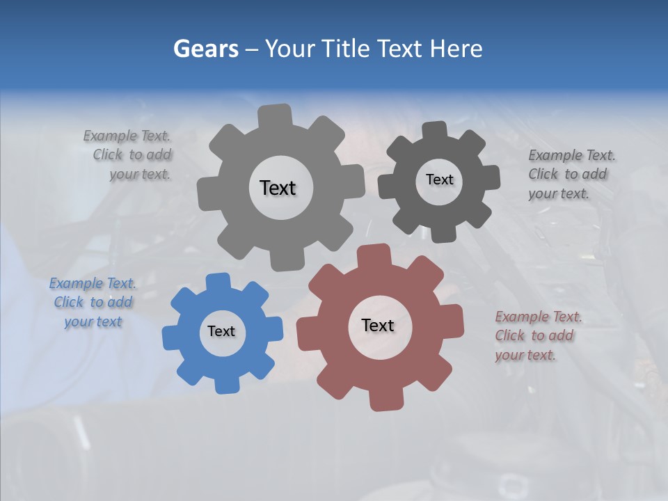 Hood Blue Maintenance PowerPoint Template
