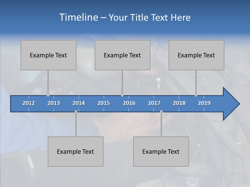 Hood Blue Maintenance PowerPoint Template