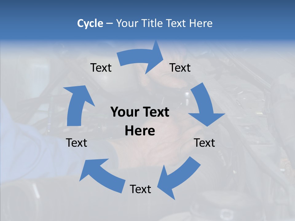 Hood Blue Maintenance PowerPoint Template