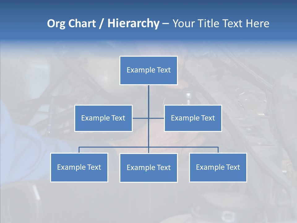 Hood Blue Maintenance PowerPoint Template