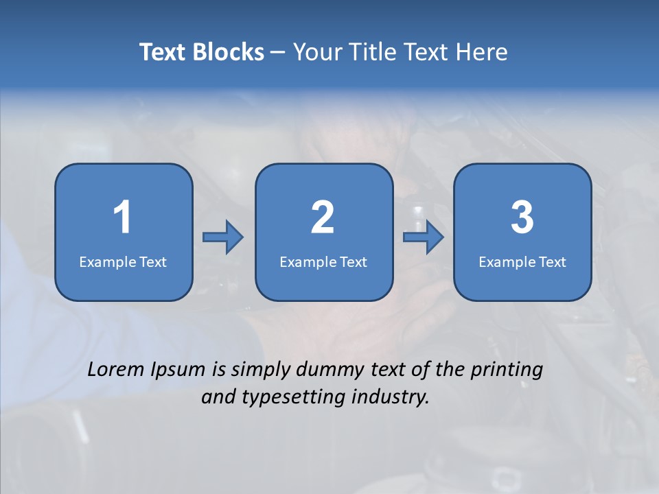Hood Blue Maintenance PowerPoint Template