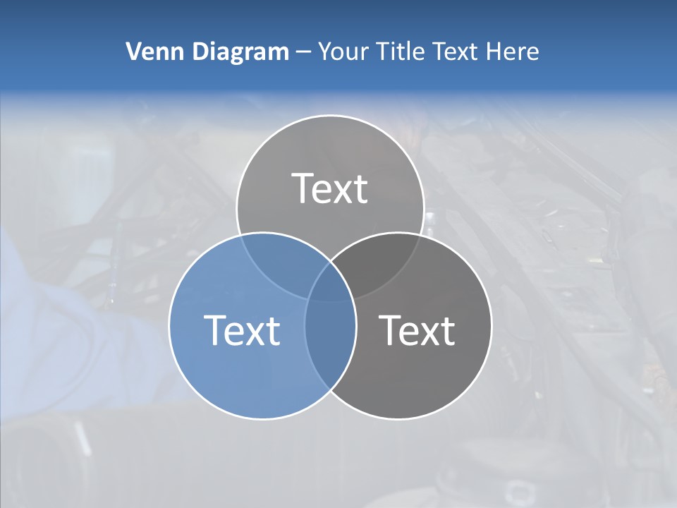 Hood Blue Maintenance PowerPoint Template