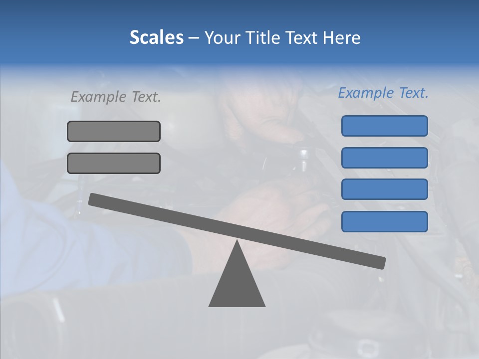 Hood Blue Maintenance PowerPoint Template