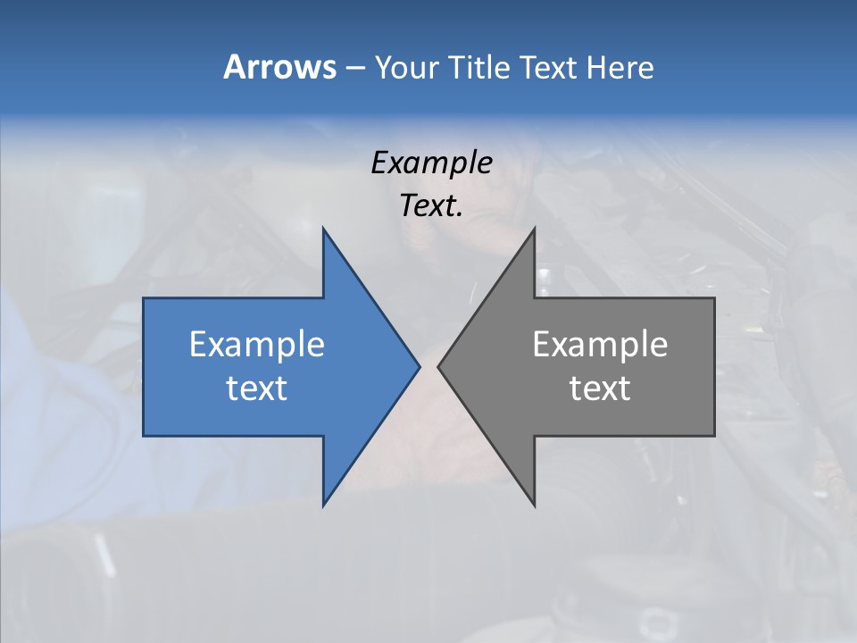 Hood Blue Maintenance PowerPoint Template