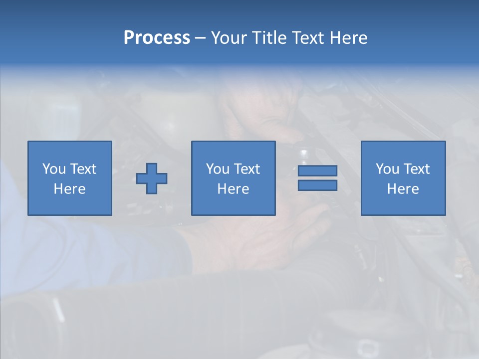 Hood Blue Maintenance PowerPoint Template