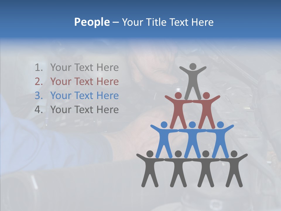 Hood Blue Maintenance PowerPoint Template