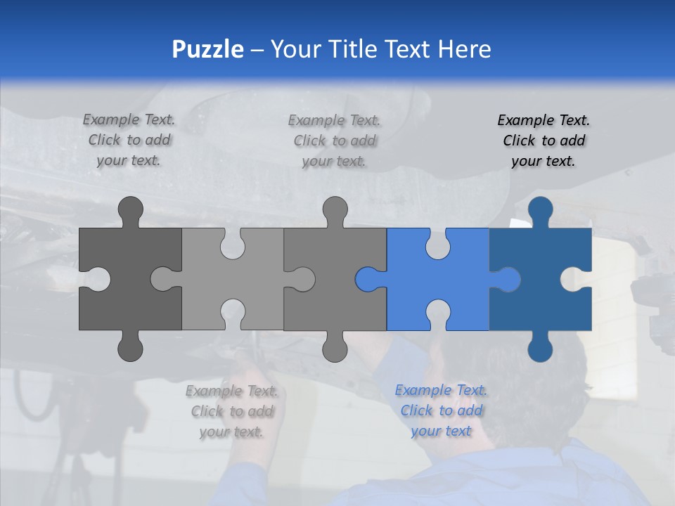 Gas Mechanical Collar PowerPoint Template