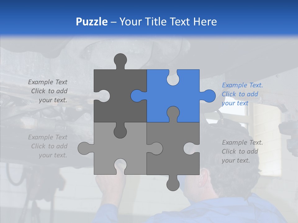 Gas Mechanical Collar PowerPoint Template