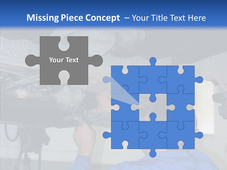 Gas Mechanical Collar PowerPoint Template