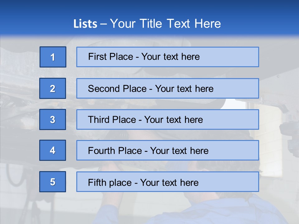 Gas Mechanical Collar PowerPoint Template