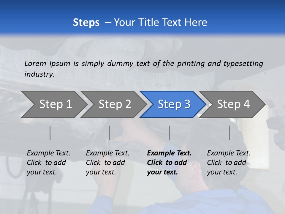 Gas Mechanical Collar PowerPoint Template