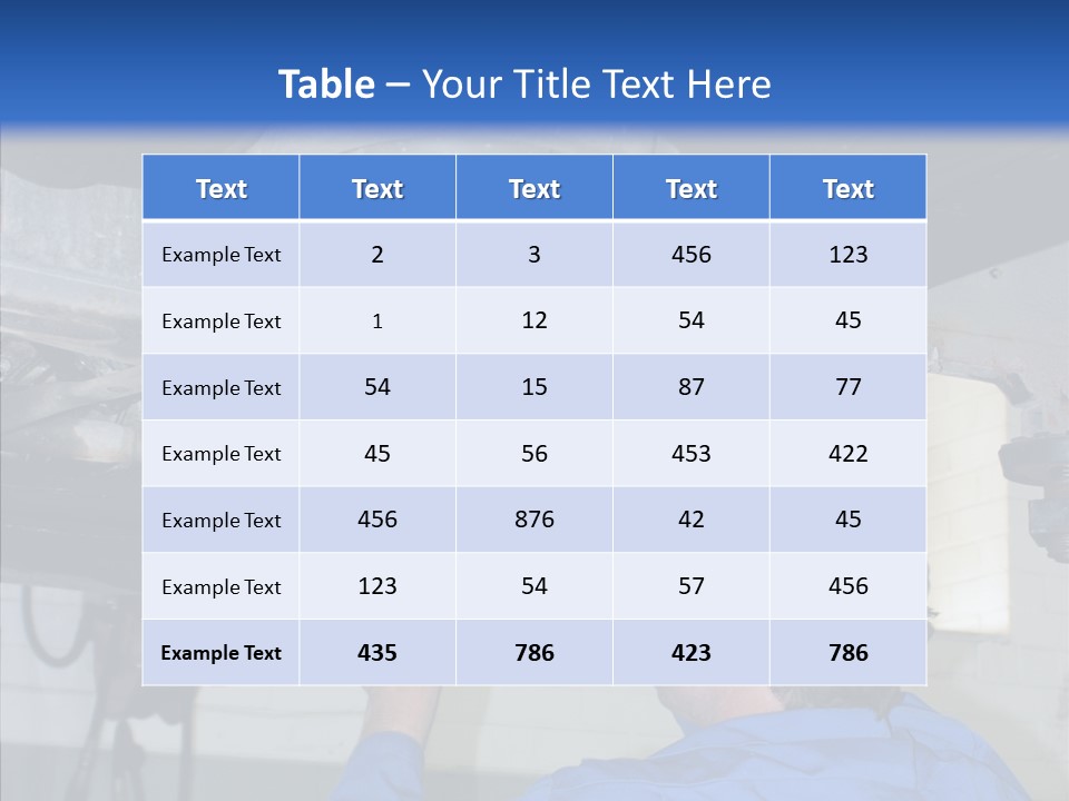 Gas Mechanical Collar PowerPoint Template