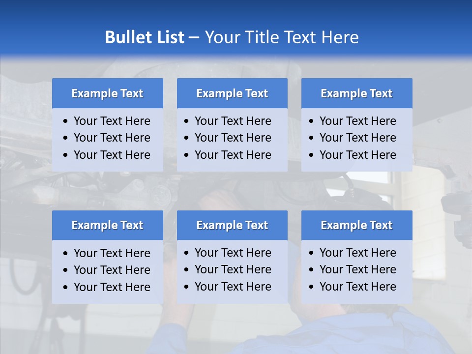 Gas Mechanical Collar PowerPoint Template