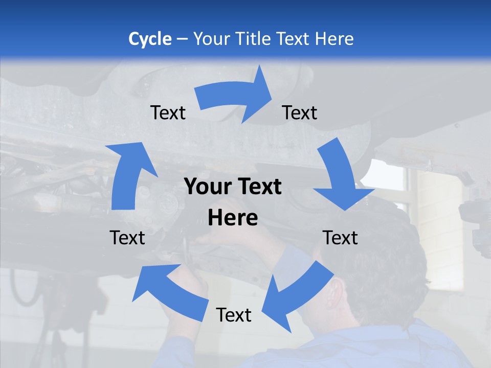 Gas Mechanical Collar PowerPoint Template