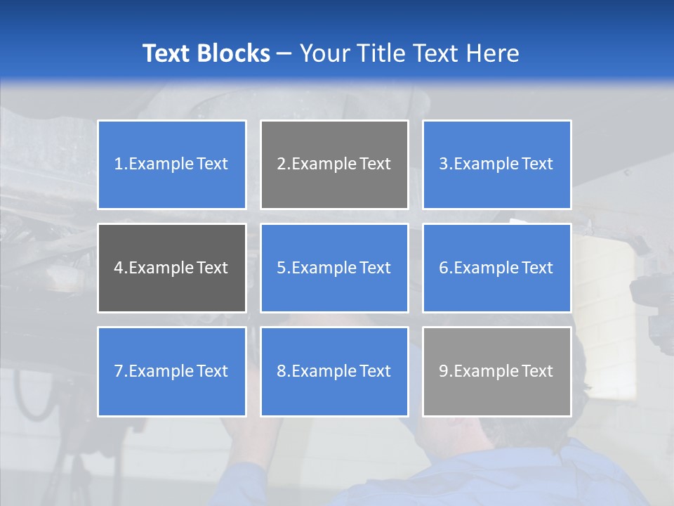 Gas Mechanical Collar PowerPoint Template