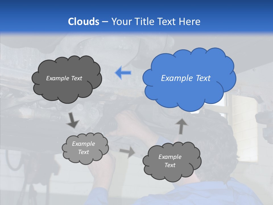Gas Mechanical Collar PowerPoint Template