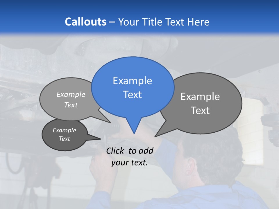 Gas Mechanical Collar PowerPoint Template