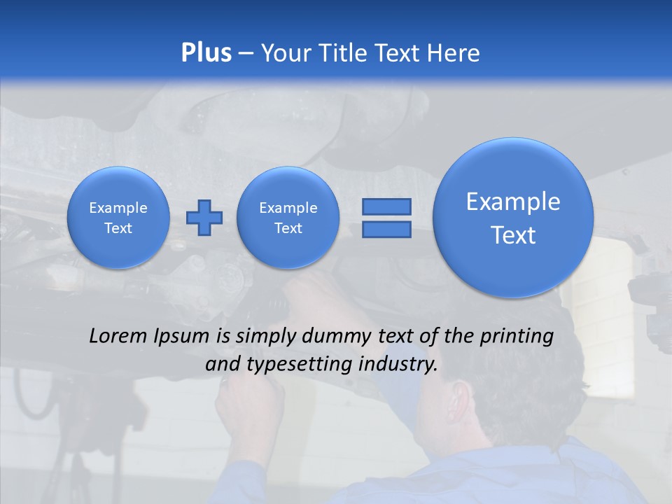 Gas Mechanical Collar PowerPoint Template