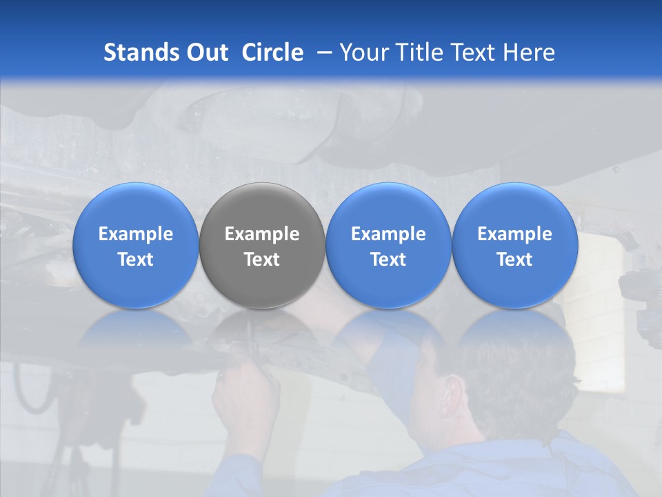 Gas Mechanical Collar PowerPoint Template