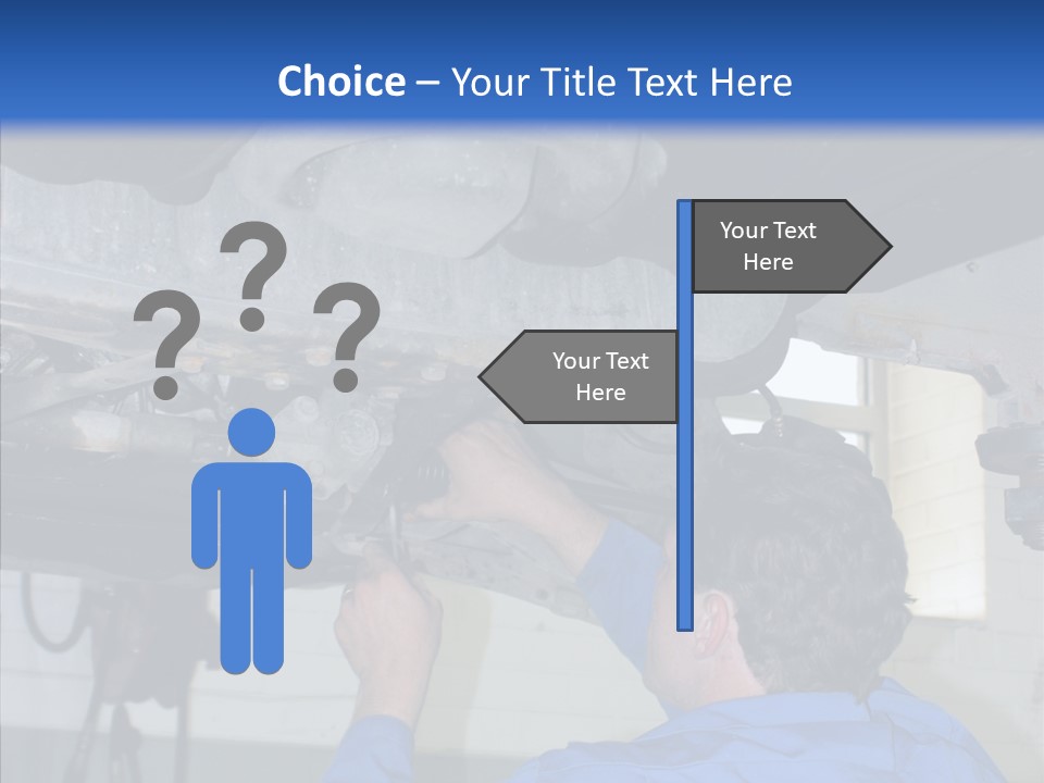 Gas Mechanical Collar PowerPoint Template