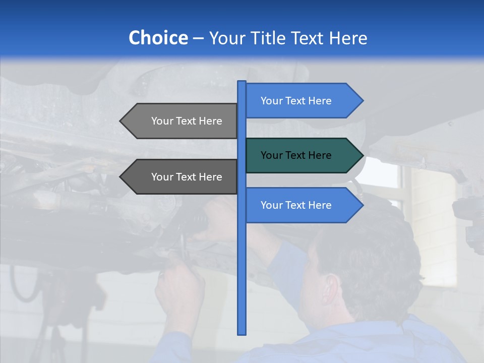Gas Mechanical Collar PowerPoint Template