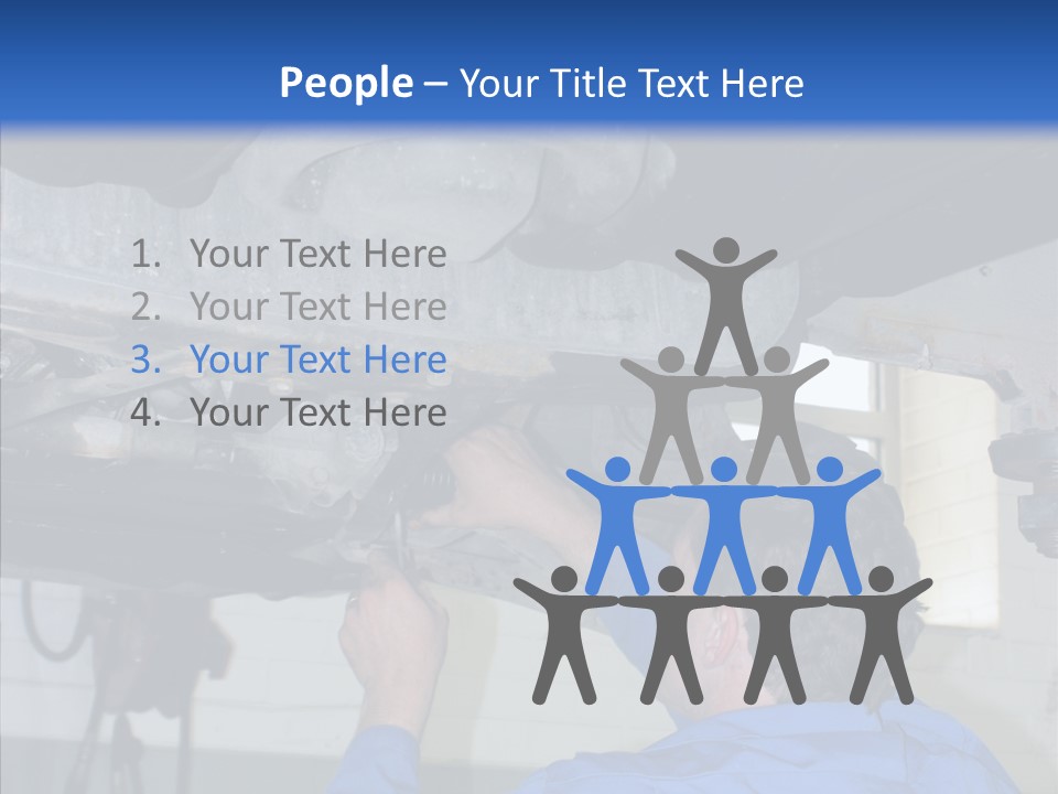 Gas Mechanical Collar PowerPoint Template