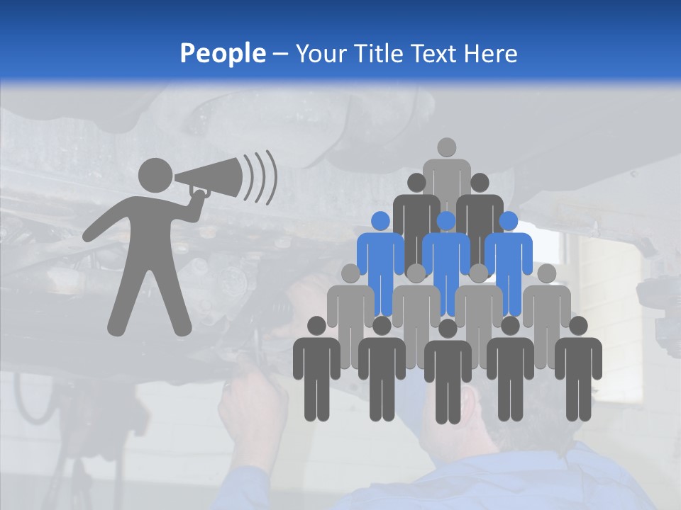 Gas Mechanical Collar PowerPoint Template