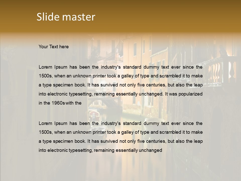 House Italia Trip PowerPoint Template