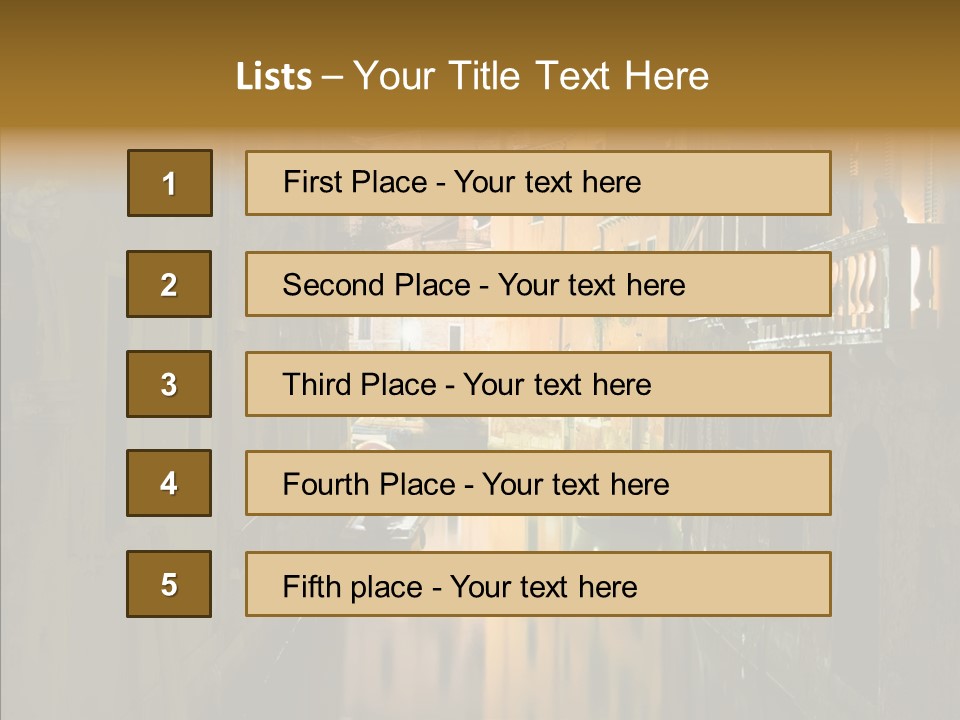 House Italia Trip PowerPoint Template