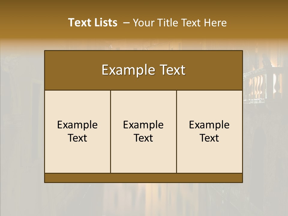 House Italia Trip PowerPoint Template