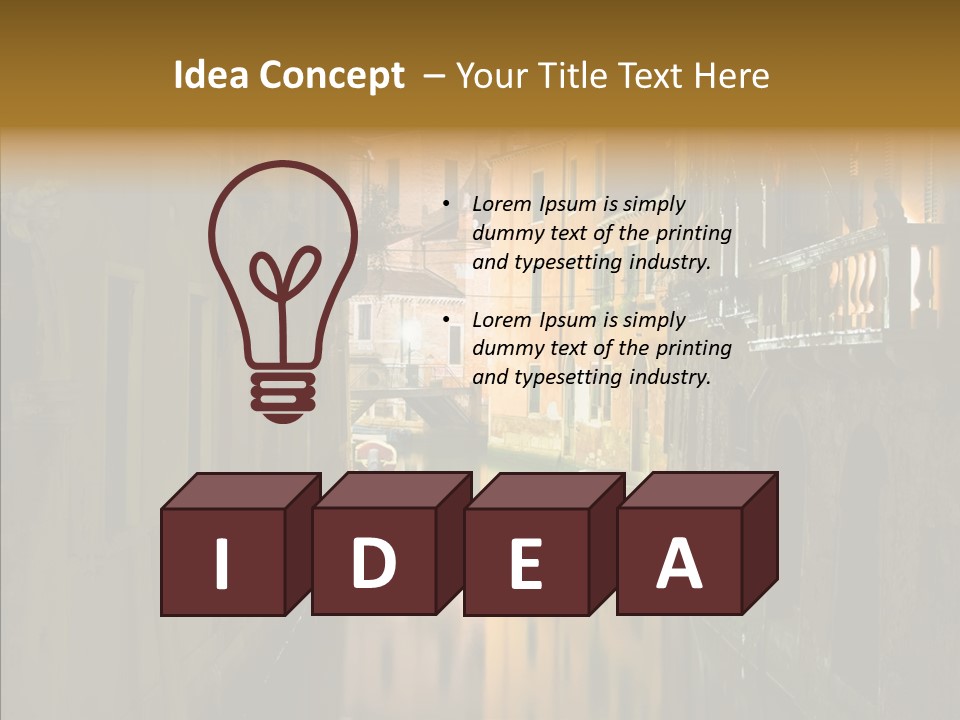 House Italia Trip PowerPoint Template