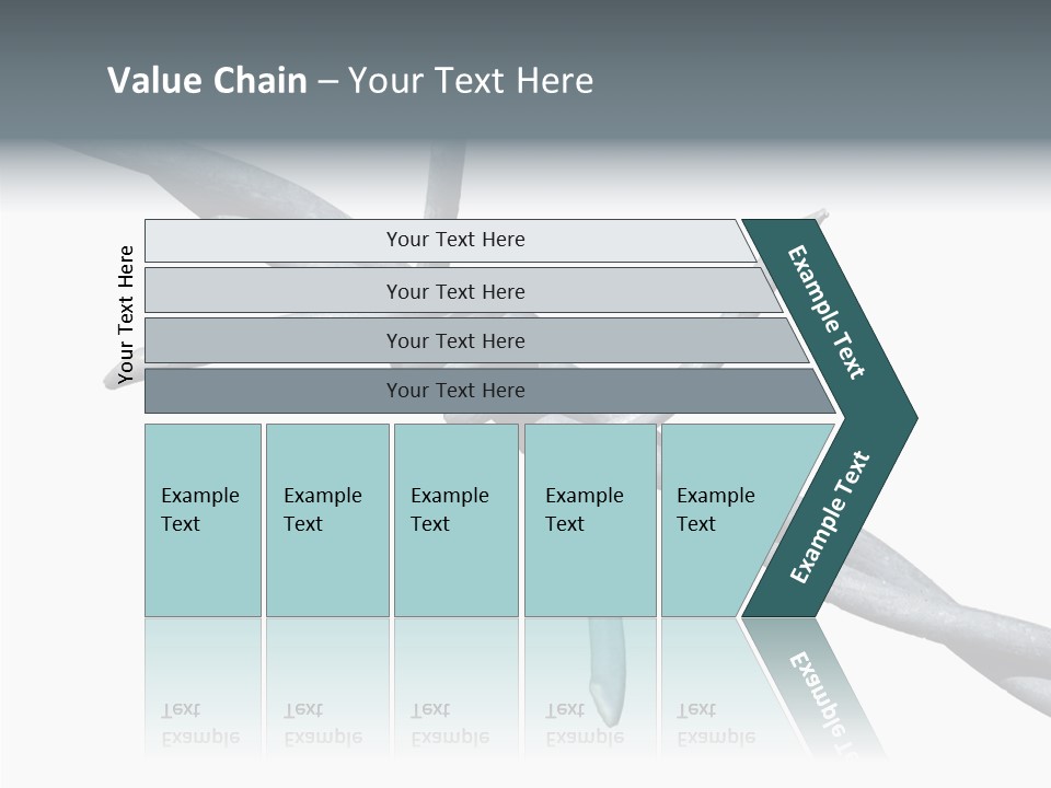 Rusty Chain Barriers PowerPoint Template