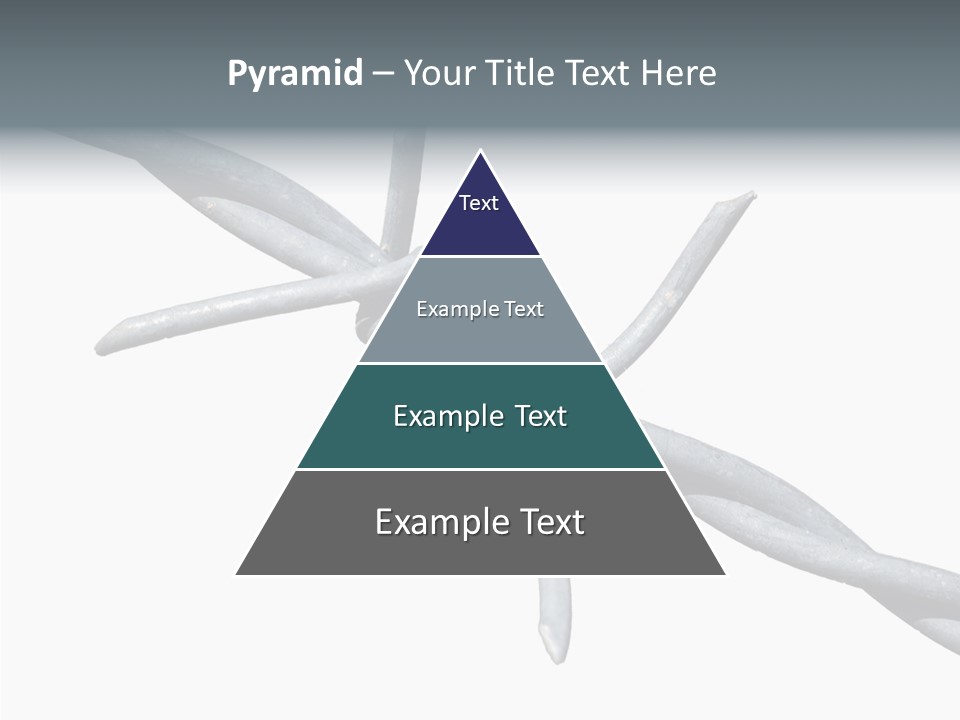 Rusty Chain Barriers PowerPoint Template