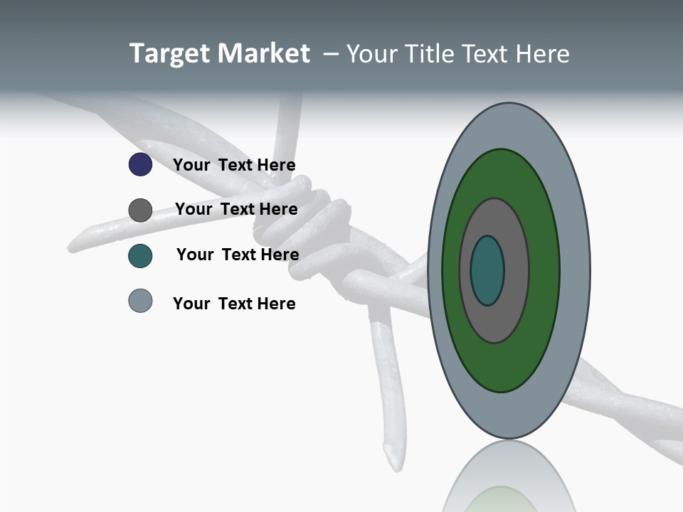 Rusty Chain Barriers PowerPoint Template