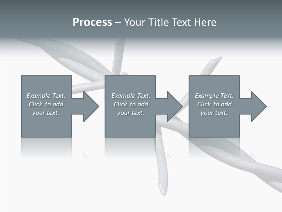 Rusty Chain Barriers PowerPoint Template