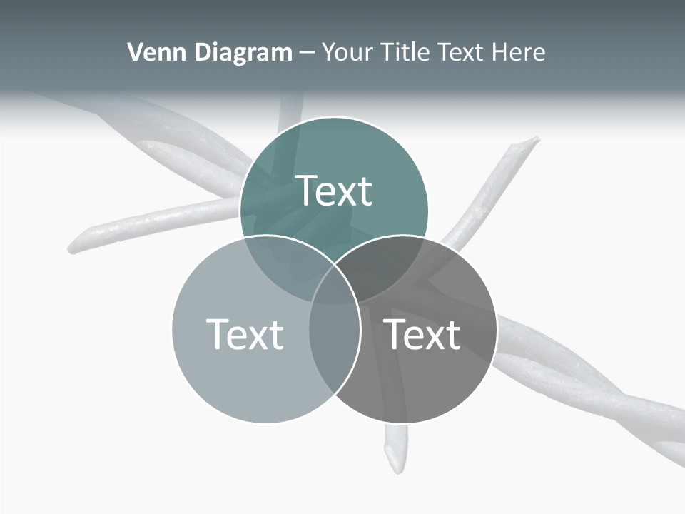 Rusty Chain Barriers PowerPoint Template