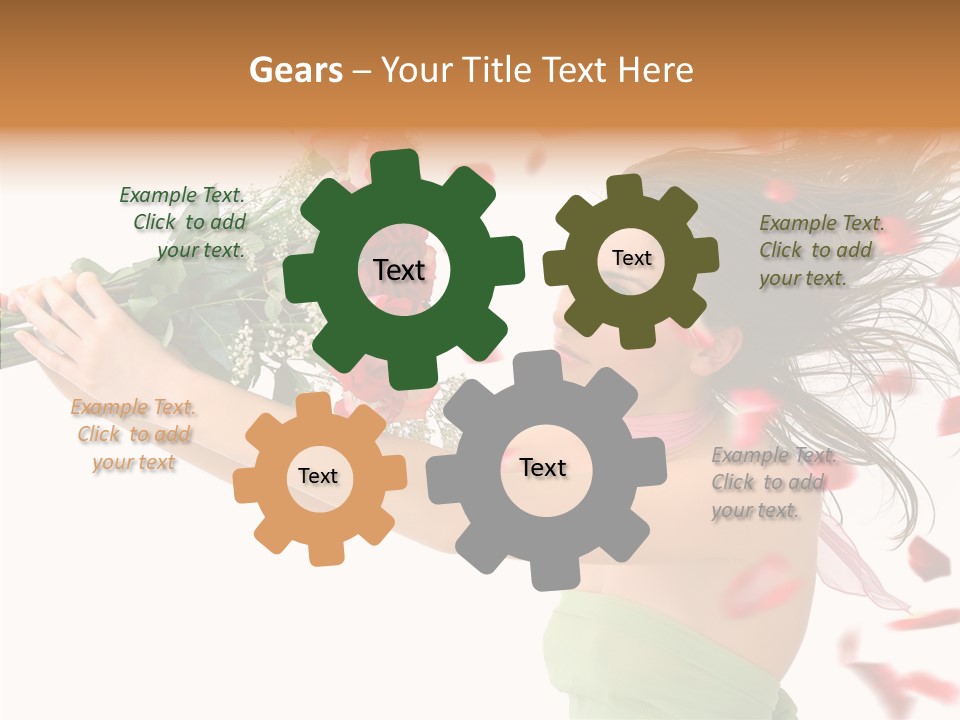 Indoor White Cosmetics PowerPoint Template