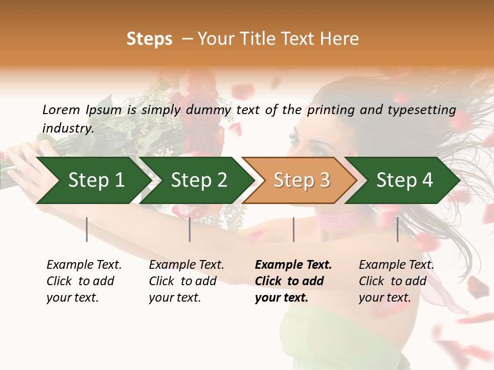 Indoor White Cosmetics PowerPoint Template