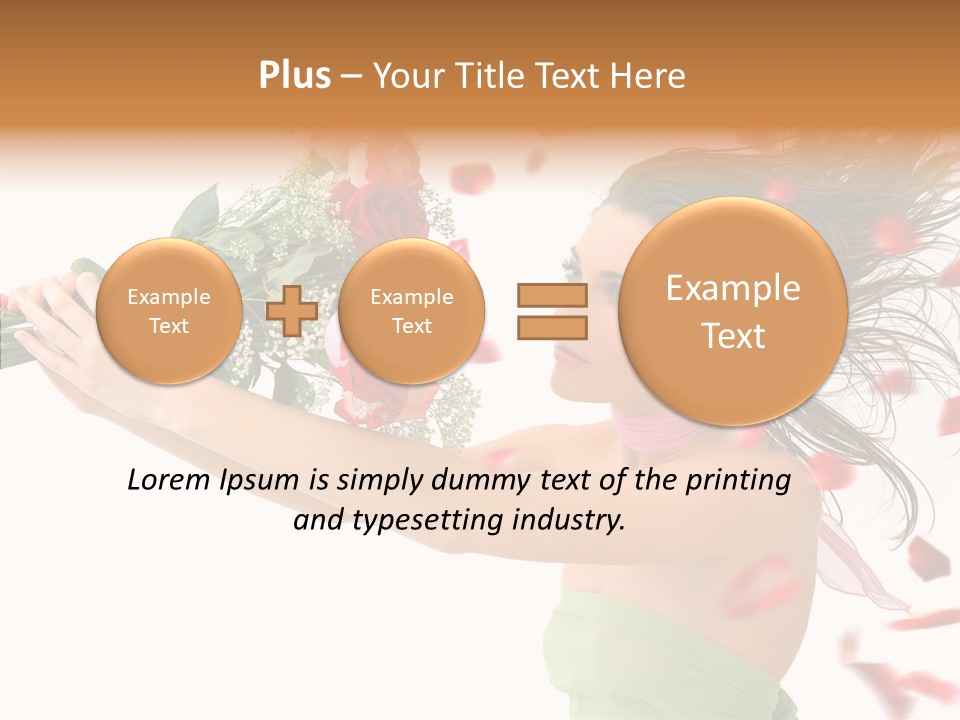 Indoor White Cosmetics PowerPoint Template